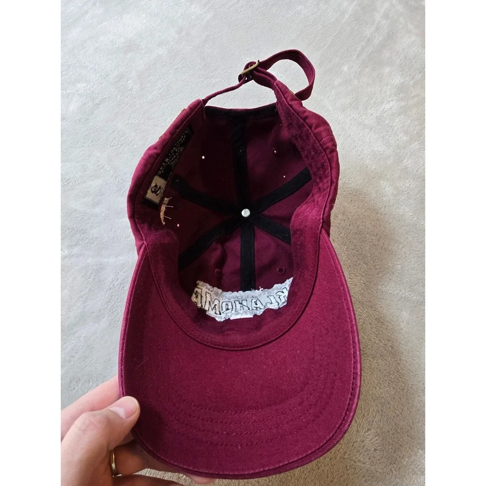 Vintage Oklahoma Sooners Hat Cap Strapback 2002 Big 12 Football Championship Y2K